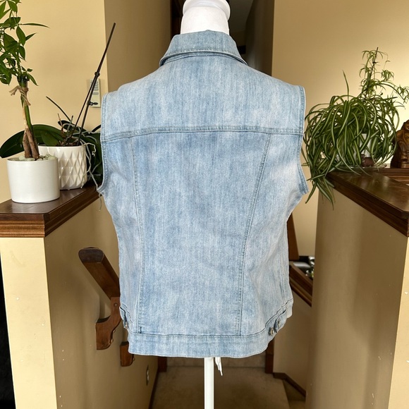 Light Blue Denim Vest - Picture 3 of 8